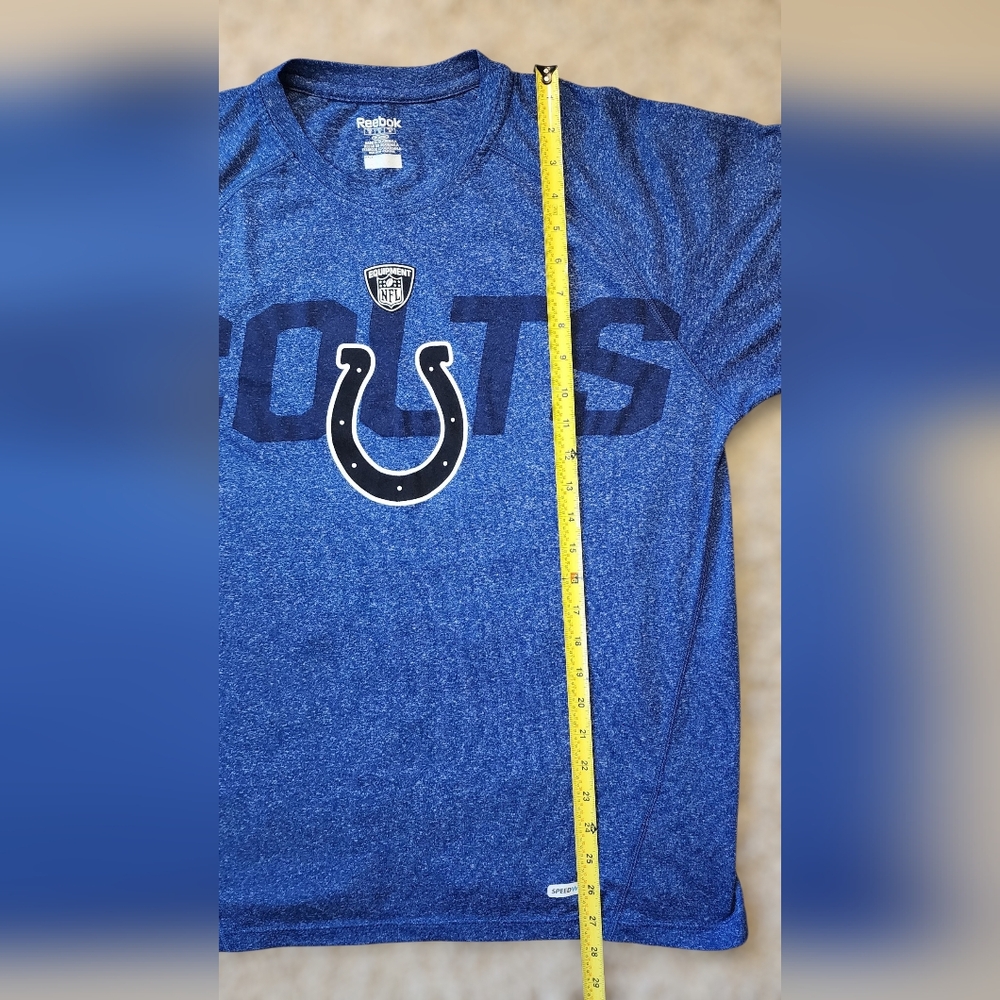 Reebok Indianapolis Colts Long Sleeve PlayDry Speedwick Workout Size Medium - Picture 7 of 9